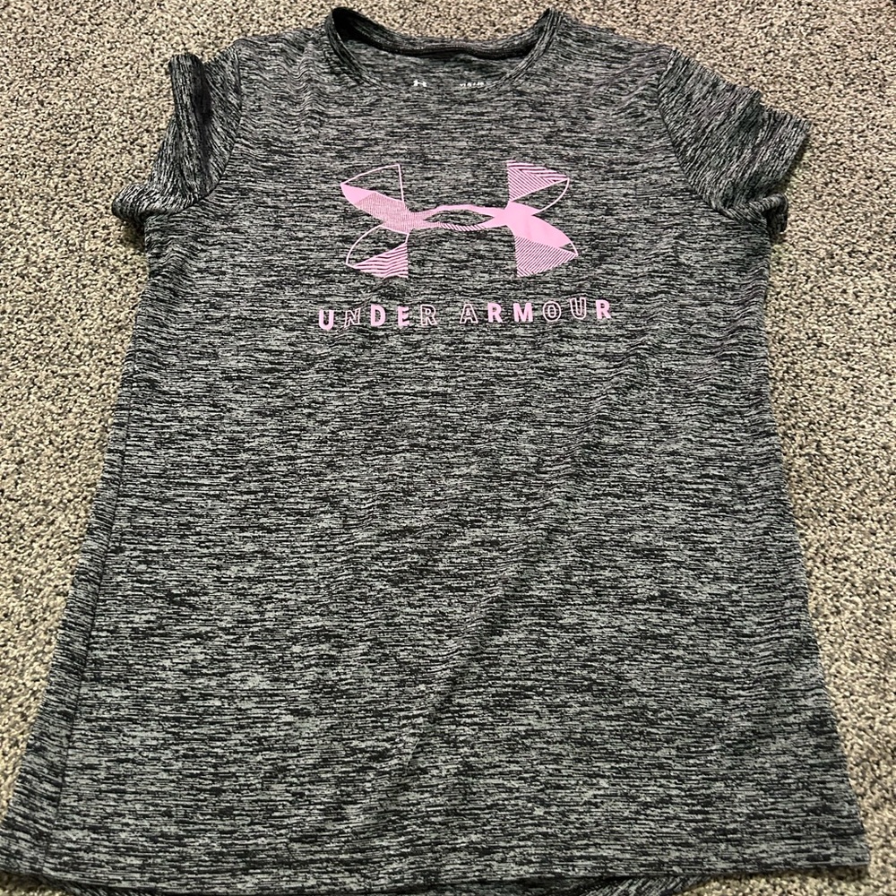 Under Armour Heathered Gray HeatGear Shirt